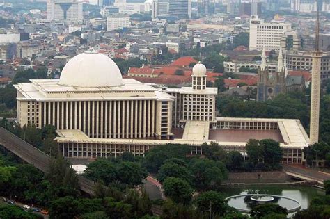 Istiqlal Mosque In Jakarta Indonesia
