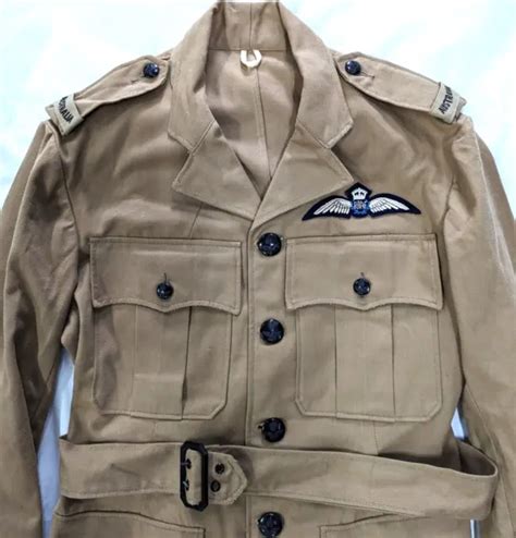 1944 Ww2 Australian Air Force Aif Uniform Officer Tropical Desert