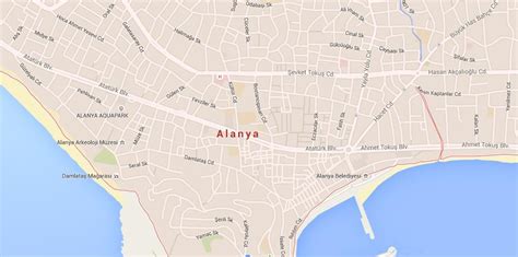 Map Of Alanya
