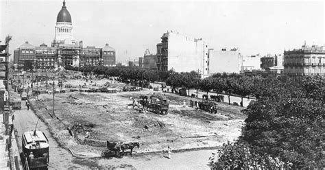 Creación de la Plaza del Congreso en Fotos Antiguas de Mendoza Argentina y el Mundo de