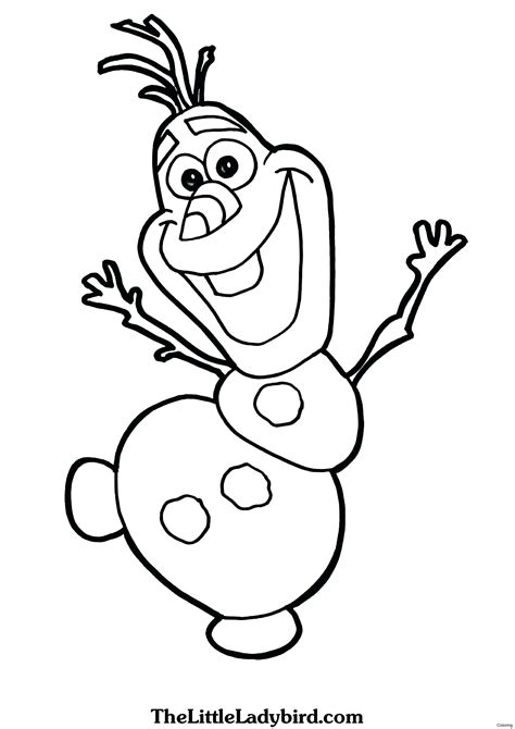 Coloring Pages Olaf Beach Frozen Cute Printable Disney Sven Print Book