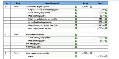 Solved 1 Using The Payroll Registers Complete The General