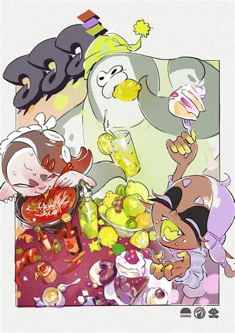 Splatoon 3 - Official Spicy vs. Sweet vs. Sour Splatfest Art has been