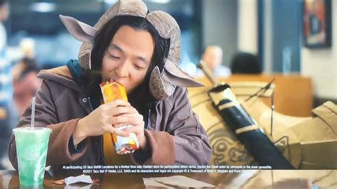 national taco bell commercial features live action version of saga
