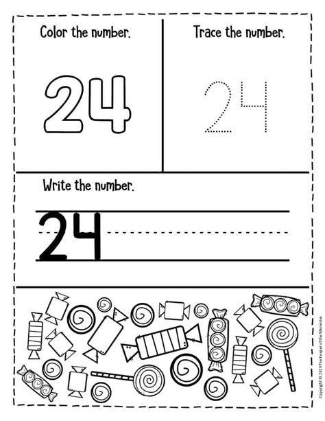 Number Worksheets 1 20 By A Wellspring Of Worksheets