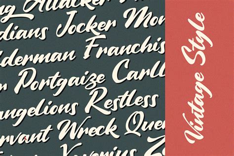 Vintage Style Bold Script Font By Stringlabs Thehungryjpeg