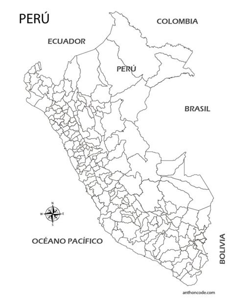 Mapas Del Perú Para Colorear Y Descargar Colorear Imágenes