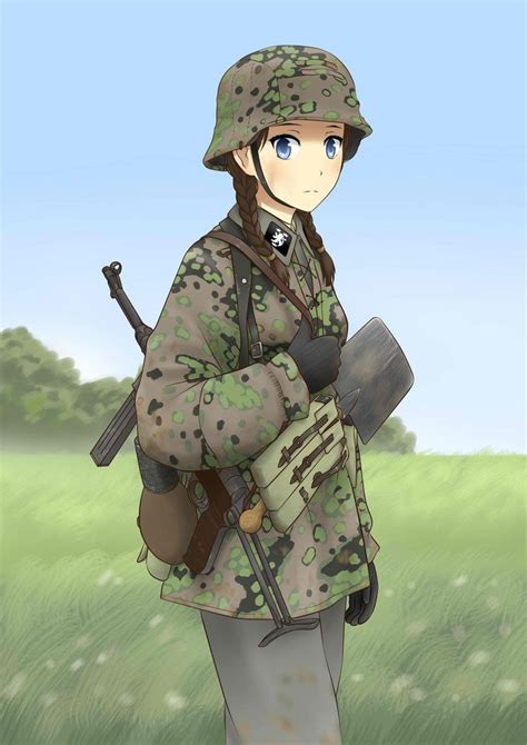 Pin On Anime Girl Soldier Tactical Operator