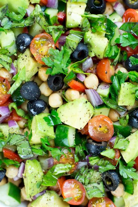 Maybe you would like to learn more about one of these? Mediterranean Chickpea Salad (Vegan) - Love Food Nourish