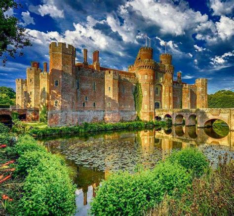 Herstmonceux Castle East Sussex England Castle Norman Castle