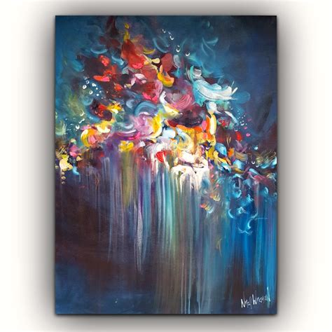 4 The Most Astonishing Abstract Art Flowers Paintings For