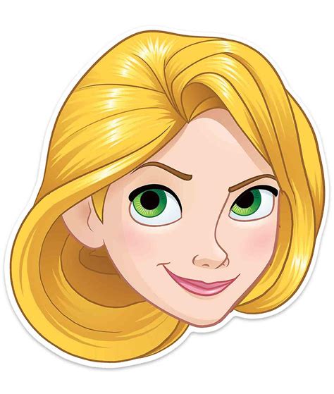 Rapunzel Officiel Disney Princess Child Size 2d Carte Party Masque