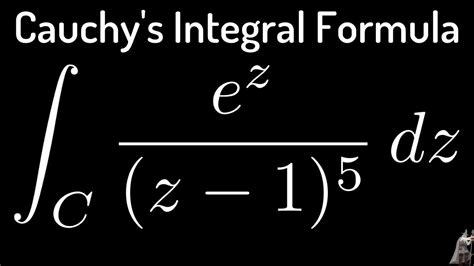 Cauchys Integral Formulacauchys Differentiation Formula Used To