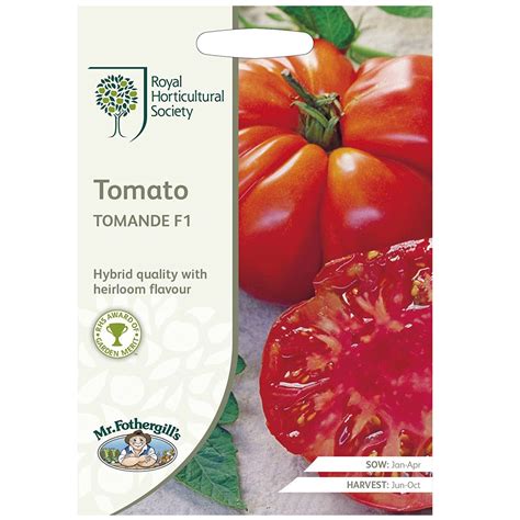 Mr Fothergills Rhs Tomato Tomande F1 Seeds Bosworths Online Shop