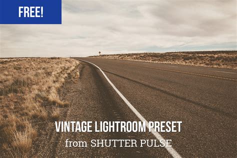 Maybe you would like to learn more about one of these? Free Vintage Lightroom Preset - Shutter Pulse
