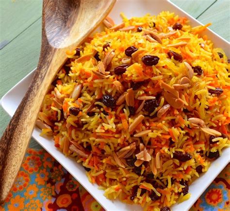 Rosh Hashanah Sweet Basmati Rice With Carrots And Raisins