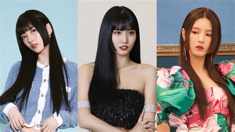 7 Female K Pop Idols Who Look Stunning In The Hime Cut Kpopmap