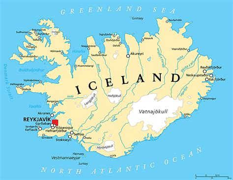 Iceland On World Map