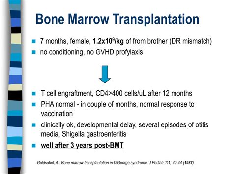 Ppt Treatment Of A Patient With Complete Digeorgecharge Syndrome