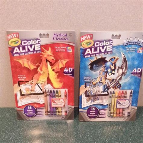 Skylanders And Mythical Creatures Crayola Color Alive Action Coloring