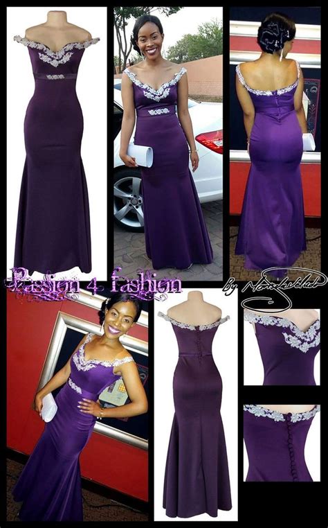 2018 Purple Mermaid African Girl Black Girl Prom Dresses Off The