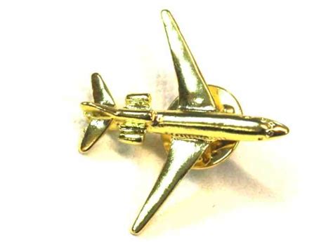 Beechcraftcitationlearjet Aircraft Shaped Lapel Pin Brooch For Pilots