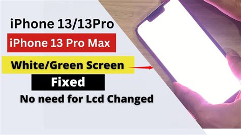 Iphone 13 Pro13 Pro Max White Screen Fixed 2023 No Need To Change