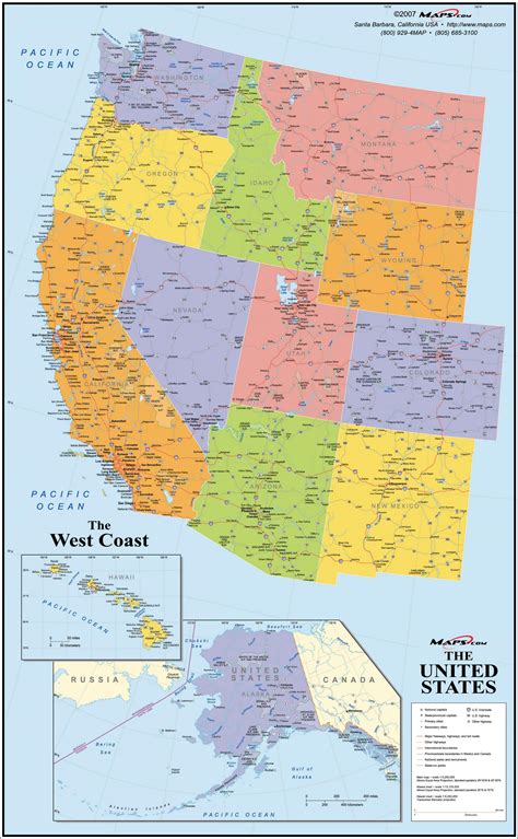 Cartina Dettagliata Usa