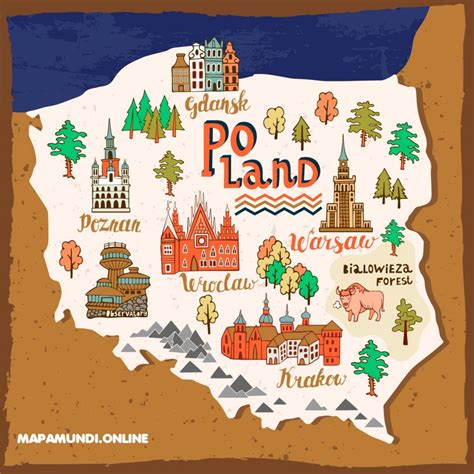 Mapa De Polonia Para Colorear 4 Dibujo Images And Photos Finder