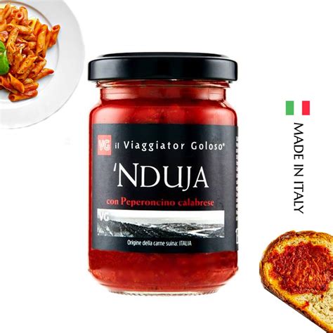Nduja Italian Pork And Spicy Chili Spread Made In Italy With