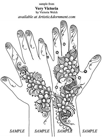 Free standard shipping on u.s. Beautiful henna design books by Victoria Welch just ...