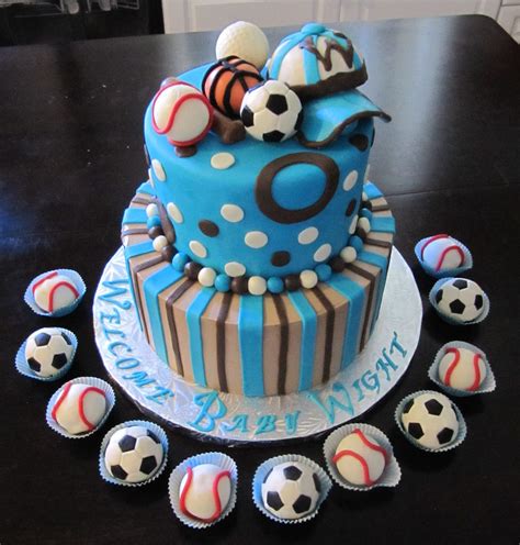 This would be a perfect boy's baby shower! deWishes delights: Sports Baby Shower
