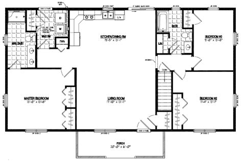 28x52 Floor Plan Floorplansclick