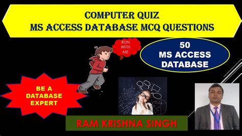 Database Quiz Video Ms Access Quiz Video Mcq Quiz Video On Database