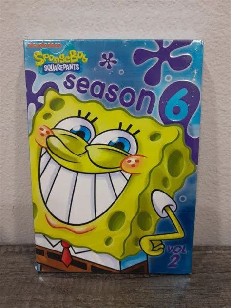 Spongebob Squarepants Season 6 Vol 2 Dvd 2010 2 Disc Set 1000