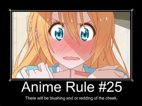 The Rule Of Anime Anime Rules Anime Motivational Posters Otaku Funny