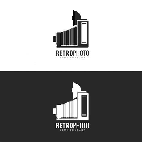 Premium Vector Retro Photo Studio Logo Design
