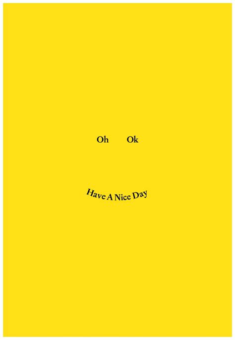Mellow Yellow Streetwear Brand Oh Ok Drop Brand New Visual Book