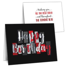 Personalize it with your company logo and message. Business Birthday Cards for Clients and Employees