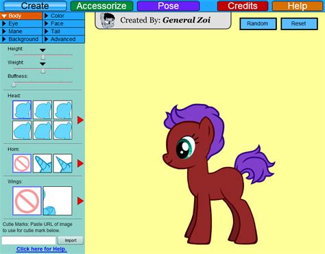 My Little Pony Creator Game Create Your Own Pony Mlp Videos For Riset