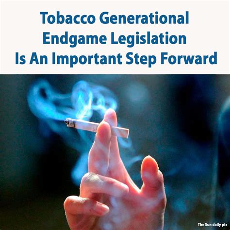 tobacco generational endgame legislation is an important step forward consumers association penang