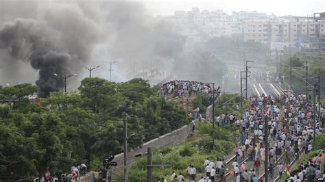 Bbc News In Pictures India New State Protests In Andhra Pradesh