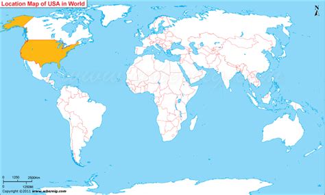 Usa World Map