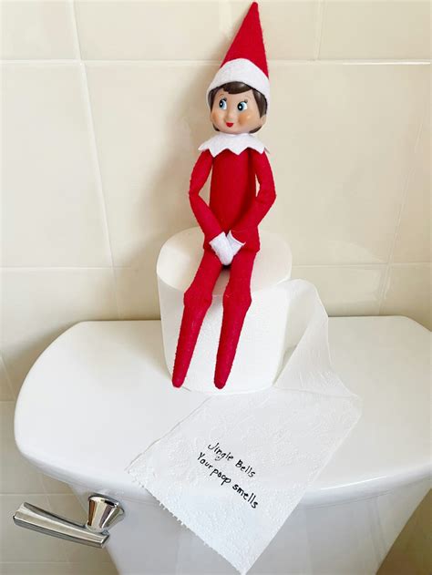 15 Elf On The Shelf Bathroom Ideas That Are Super Easy To Pull Off
