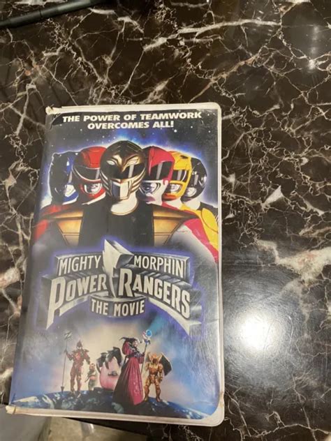 MIGHTY MORPHIN POWER Rangers The Movie 1995 VHS Karan Ashley Paul