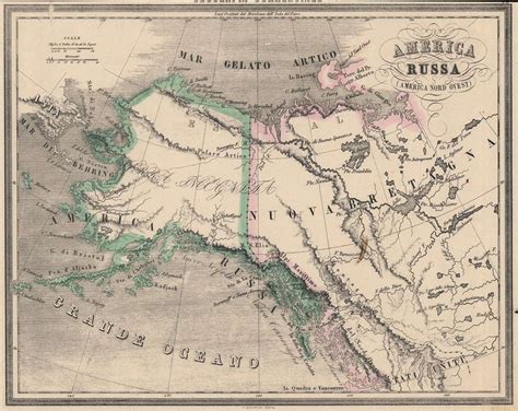 Russian Alaska Map