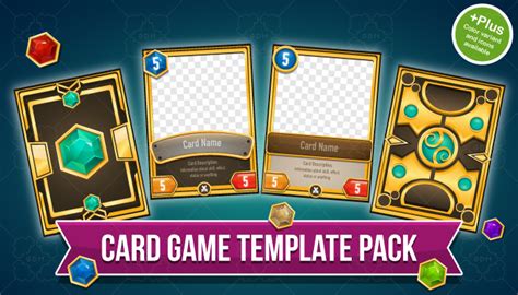 Card Game Template Pack Gamedev Market