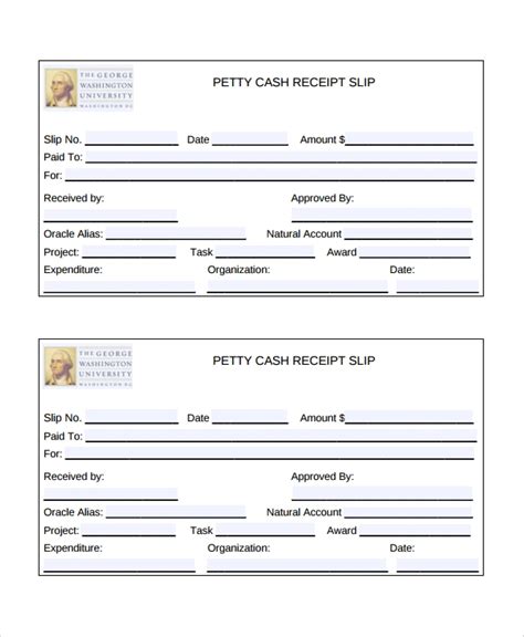 It also has important information such as the date, time, description of item, name of the store and you own the cash to be received ( receivables). FREE 7+ Sample Cash Slip Templates in MS Word | PDF
