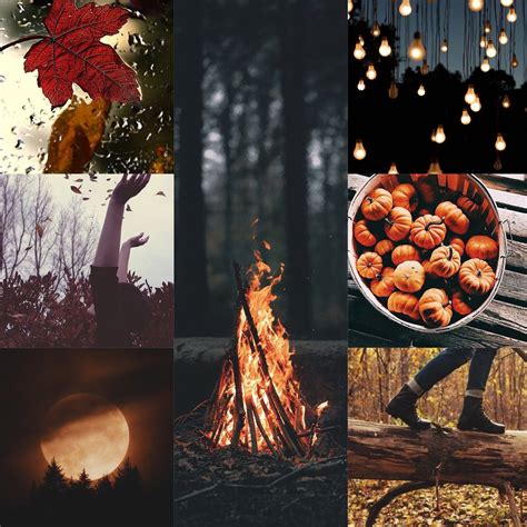 Fall Aesthetic Collage Laptop Wallpaper