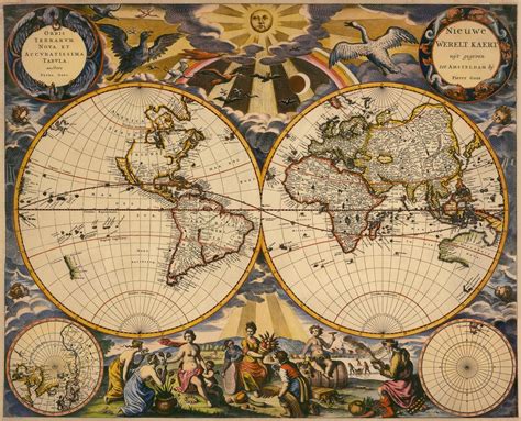 Mapas Históricos Mundo Antiguo Mapa Mapa Del Mundo Antiguo Etsy In